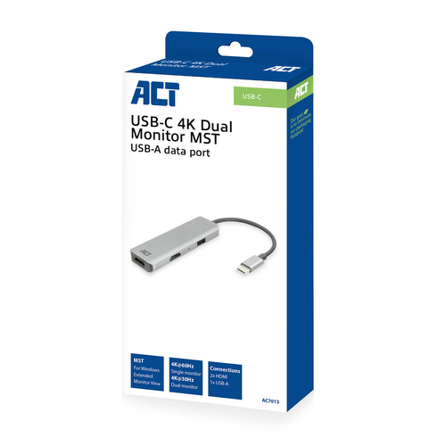 ACT USB-C 4K HDMI/USB-A Multiport-Adapter – Foto 10 von 10