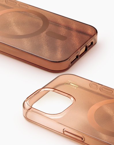 iDeal of Sweden Clear Case MagSafe iPhone 13 / 14 / 15 / 16e / 17e Mocha Mousse – image 2