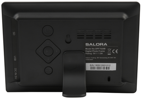 Salora DPF7020B digital photo frame Black – image 6