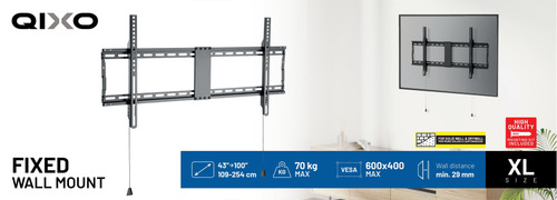 Qixo QXTVWALLMOUNTFX70K TV mount/stand – image 2