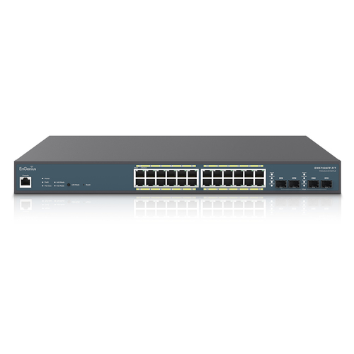 ENGENIUS FIT MANAGED EWS7928FP-FIT 24-PORT GIGABIT POE+ L2+ SWITCH WITH A 410W P