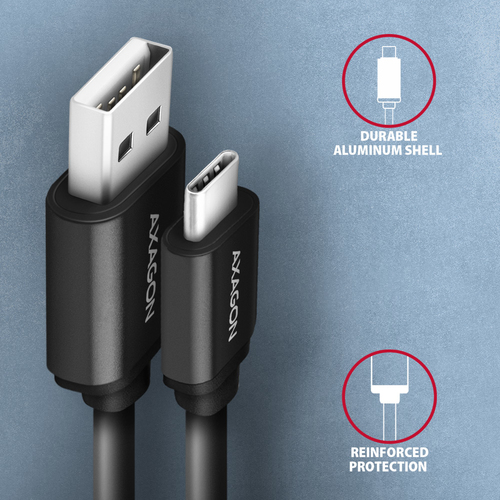 AXAGON BUCM-AM10TB - USB-C-Kabel - USB-C auf USB – Foto 4 von 8