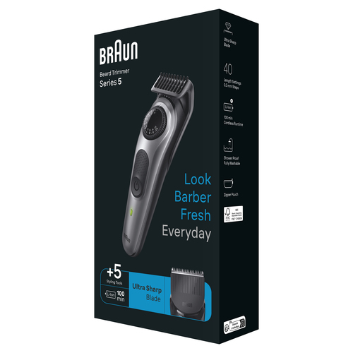 Braun BeardTrimmer 5 80708228 beard trimmer Battery 40 – image 3