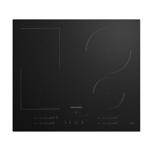 Grundig GIEI627474PN варочная поверхность Черный Встроенный 60 cm Плита с зонами индукции 4 зона(ы)