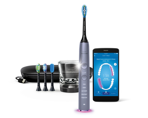 Philips HX9984/48 electric toothbrush Adult Sonic toothbrush Silver