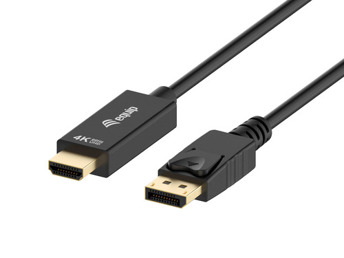 Equip 119397 DisplayPort HDMI Zwart