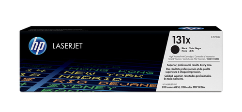 HP 131X oryginalny wkład z czarnym tonerem LaserJet XL CF210X