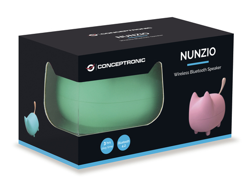Conceptronic NUNZIO Wireless Bluetooth Speaker, green – image 3
