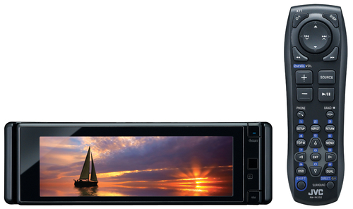 JVC KD-AVX77 car media receiver Black