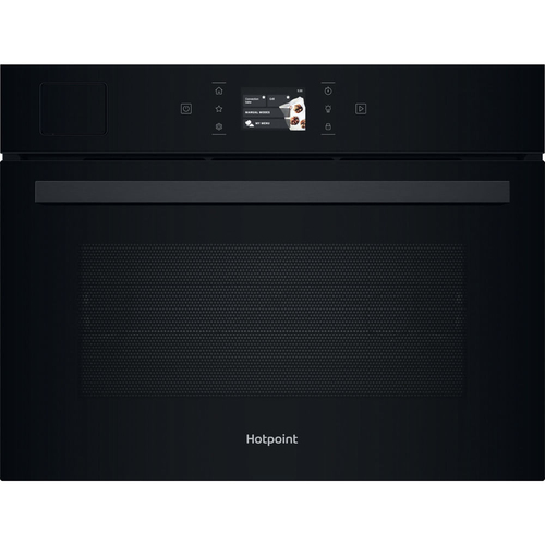 Hotpoint Class 9 HCS9A9PHTSBA Built In Compact Electric Single Oven - Black - A+ Rated, Black - image 1
