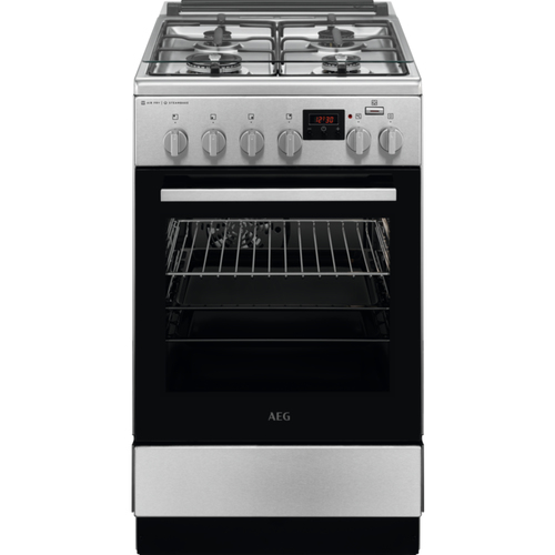 AEG CKB56480BM Freestanding cooker Electric Gas Stainless steel