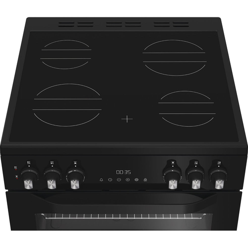 Hotpoint HDE6VDB1 60cm Double Oven Electric Cooker in Black Ceramic Ho - image 4