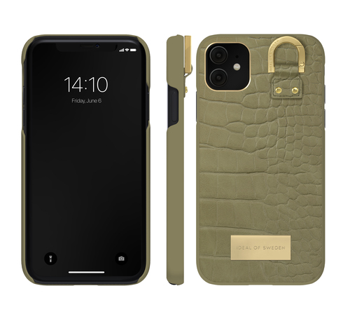 iDeal of Sweden Atelier Case iPhone 11/XR Sage Croco – image 3