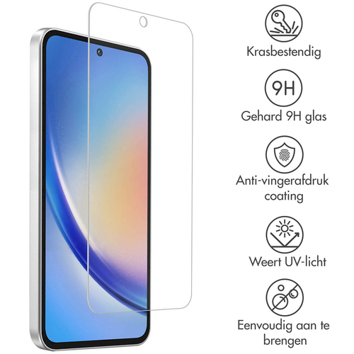 Accezz Gehard Glas Screenprotector 2-pack Samsung Galaxy A55 / A35, afbeelding 2