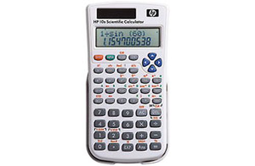 HP 10s calculator Pocket Scientific White