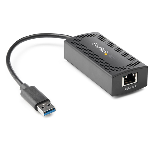 StarTech.com 5GbE USB A to Ethernet Adapter - NBASE-T NIC - USB 3.0 Type A 2.5 GbE /5 GbE Multi Speed Gigabit Network - USB 3.1 Laptop to RJ45/LAN - SurfaceBook