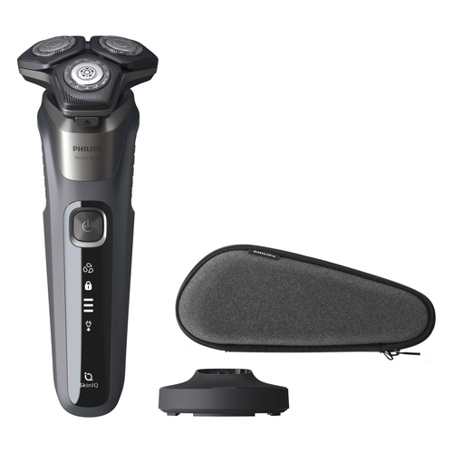 Philips SHAVER Series 5000 S5587/39 men's shaver Rotation shaver Trimmer Black, Grey – image 1
