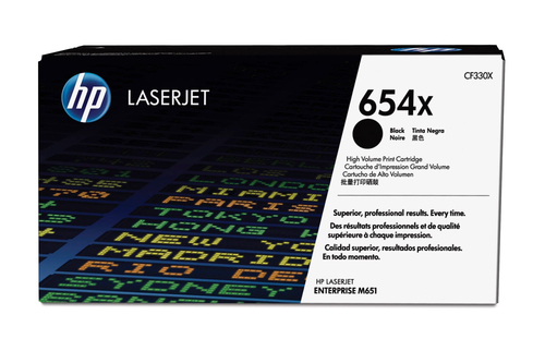 HP 654X Sort 20500 sider Toner CF330X