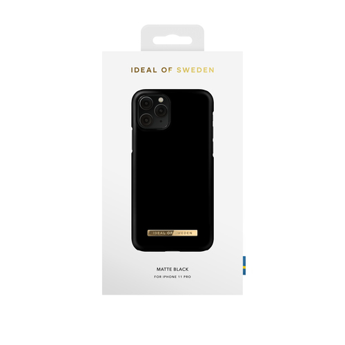 iDeal of Sweden Printed Case iPhone 11P/XS/X Matte Black – image 3
