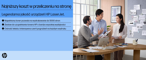 Drukarka laserowa HP LaserJet Tank 2504dw SF toner startowy ok. 5000 str. WiFi Bluetooth USB LAN (Ethernet)