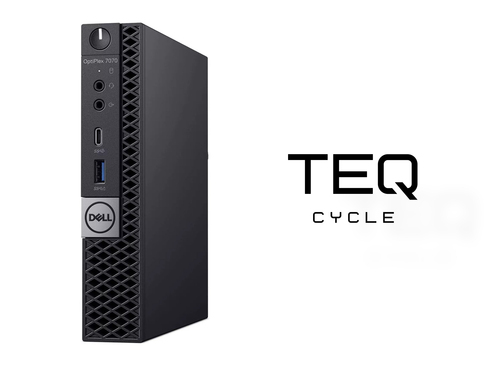Teqcycle DELL OptiPlex 7070 Intel® Core™ i5 i5-8500 16 GB DDR4-SDRAM 256 GB Твердотельный накопитель (SSD) Windows 11 Pro MFF Мини-ПК Черный