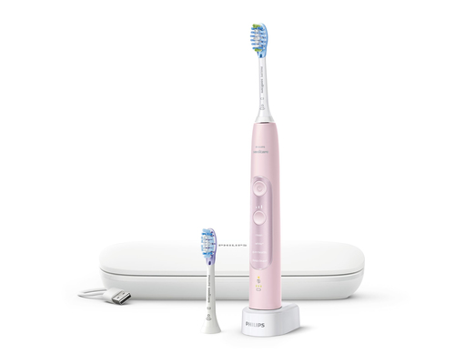 Philips HX9690/07 electric toothbrush Adult Sonic toothbrush Pink, White – image 2
