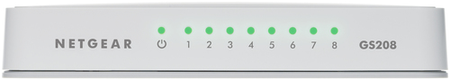 NETGEAR GS208 Unmanaged Gigabit Ethernet (10/100/1000) White – image 2