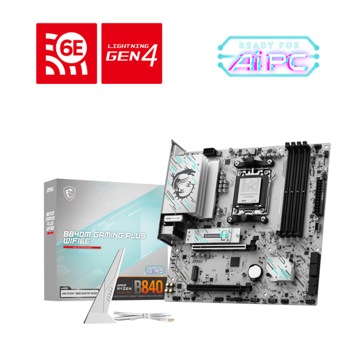 Msi B840M Gaming Plus WIFI6E AM5 DDR5 Matx Motherboard - image 6