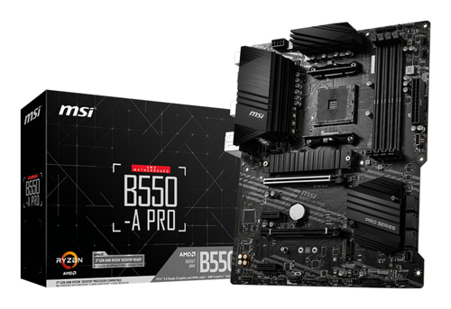 Msi B550-A Pro Amd Ryzen B550 Atx DDR4 Motherboard - Socket AM4 - image 1