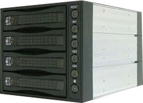 Chieftec SATA Backplane 3 x 5.25i bays for 4 S-ATA HDD Hot-Swap full aluminiu