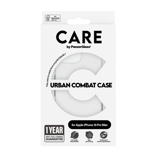 CARE by PanzerGlass Urban Combat - Achterzijde behuizing voor mobiele telefoon, afbeelding 3
