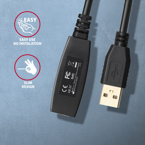 AXAGON ADR-207 - USB-Verlngerungskabel - USB auf USB - 75 m – Foto 4 von 9