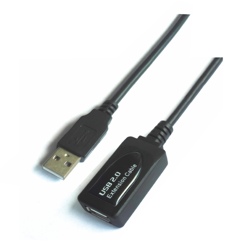 Aisens Cable Extensor USB A 2.0 M A USB A 2.0 H 5M Negro A101-0018