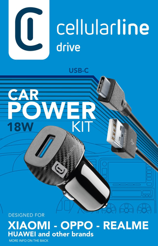 Cellularline USB Car Charger Kit