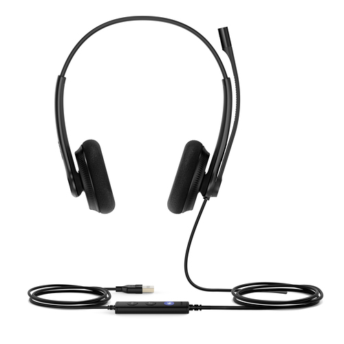 1308048 LITE DUAL TEAMS USB WIRED HEADSET BY YEALINK HEADSETS
