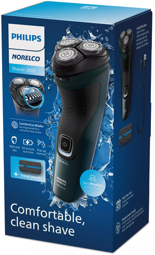 Philips X3052/91 men's shaver Rotation shaver Trimmer Black, Green – image 4