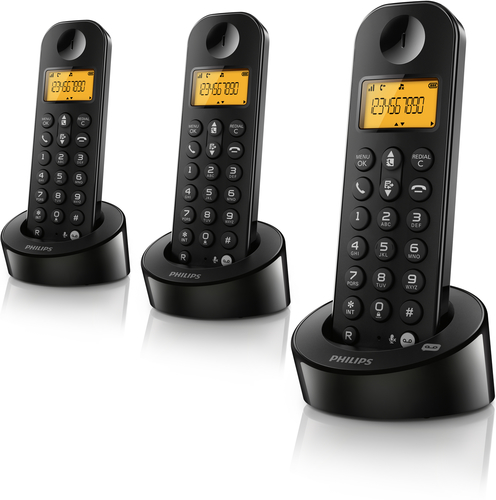 Philips D1253B DECT telephone Caller ID Black – image 2