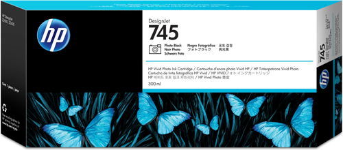 TINTA HP LF 745 DESIGNJET NEGRO PHOTO 300ML F9K04A - Hewlett Packard