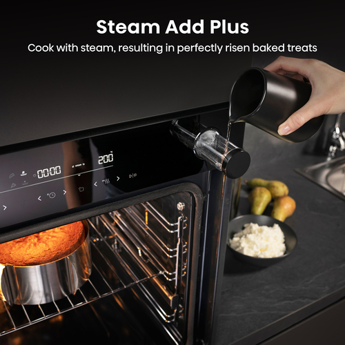 Hisense BSA66346ADBGUK Hi6 BlackLine Multifunction Steam Add Single Oven - Black - image 4
