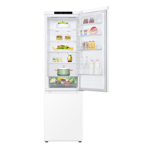 LG NatureFRESH GBV22L0ESW Fridge Freezer - White - E Rated – image 2