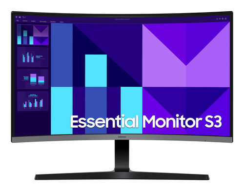 Samsung LS27D396GAUXXU Full HD 27" Curved VA LCD Monitor - Black - image 1