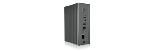 ICY BOX IB-DK2262AC Проводная USB 3.2 Gen 1 (3.1 Gen 1) Type-C Антрацит