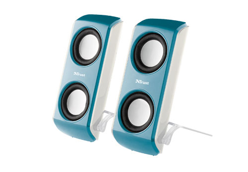 Trust Portable Notebook Speakers - Blue