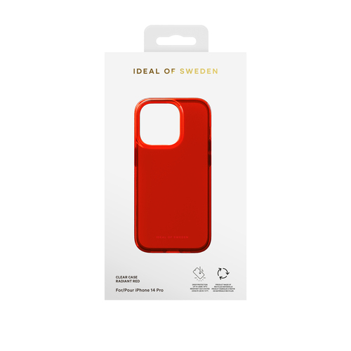 iDeal of Sweden Clear Case iPhone 14PR Radiant Red – image 2