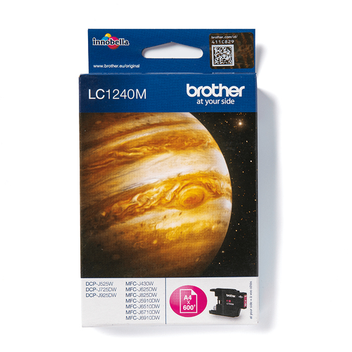 Original Brother LC1240M Magenta Ink Cartridge - image 1