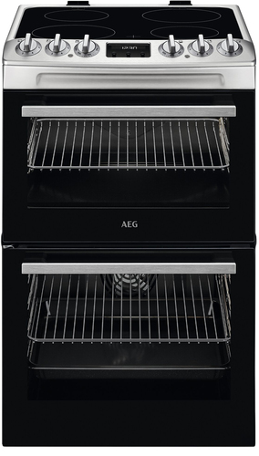 AEG CCX1530ACM cooker Freestanding cooker Electric Ceramic hob Stainless steel