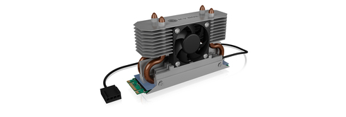 ICY BOX IB-M2HSF-702 Твердотельный накопитель Heatsink/Radiator 3 cm Серебристый 1 шт