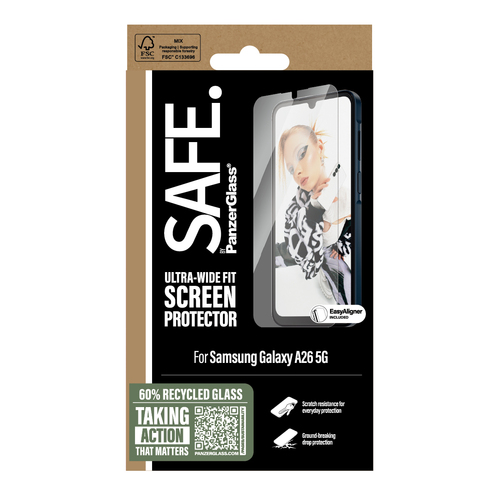 SAFE. BY PZ SCREEN PROTECTOR ULTRA-WIDE FIT - CLEAR, afbeelding 3