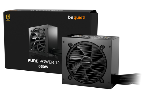 Be Quiet! Pure Power 12 650W 80+ Gold Certified Atx Power Supply - BP002EU - image 3