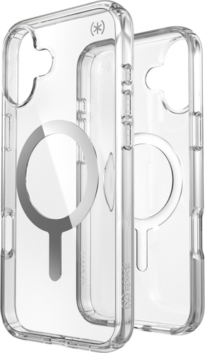 Speck Presidio Perfect Clear + MS Apple iPhone 16 Plus Clear - with Microban – image 4